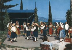 Corfu: Corfiote Dance, Traditional Greek Costumes Postcard