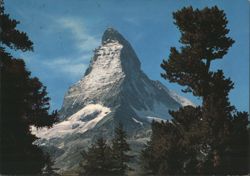 Matterhorn, Mont Cervin, Swiss Alps Postcard