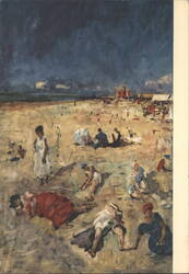 Gola's Beach in the Sun Painting Postcard