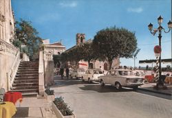 Taormina Piazza 9 Aprile, S. Agostino Church Postcard