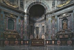 Medici's Chapels, Chapel of Princes Interior, Florence Postcard