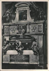 Monumento a Michelangelo Buonarroti, Basilica di S. Croce Postcard