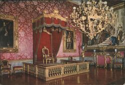 Palazzo Pitti - The Throne Room, Firenze Postcard