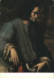 Giorgio Vasari, Portrait of Lorenzo de' Medici, Uffizi Gallery Postcard