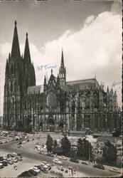 Köln am Rhein Dom Südseite Postcard