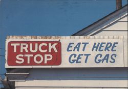 Truck Stop: Eat Here Get Gas - Ocean City, NJ Postcard