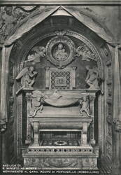 Rossellino's Monument to Cardinal of Portugal, Florence Postcard