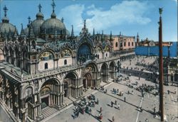 Piazzetta, St. Mark's Basilica & St. George's Island Postcard