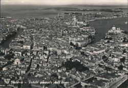 Venezia Aerial View Postcard