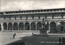 Ospedale degli Innocenti, Piazza Annunziata Postcard