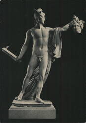 Perseus Holding the Head of Medusa, Antonio Canova Postcard