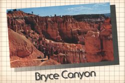 Bryce Canyon Navajo Loop Trail Switchbacks Postcard