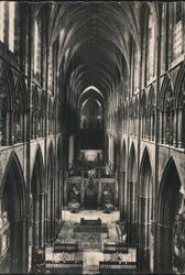 Westminster Abbey, Looking East from Triforium Level Postcard