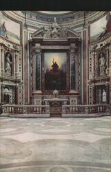 Palermo Chiesa del Gesù St. Francis Xavier Chapel Postcard