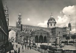 Palermo Cathedral, Sicily, Italy Postcard