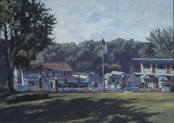 Baumann's Brookside Family Resort, Greenville, NY Postcard
