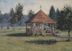 The Gazebo at Pine Lake Manor, Greenville, NY Postcard