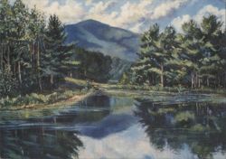 Windham High Peak from Lange's Grove Side, Acra NY Postcard