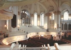 St. Michaeliskirche Hamburg Interior Organ & Altar Postcard