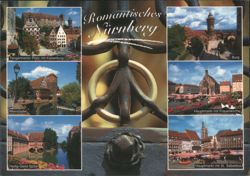 Romantisches Nürnberg - Burg, Frauenkirche, St. Sebaldus Postcard