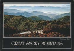 Great Smoky Mountains Newfound Gap View Postcard