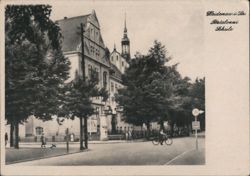 Heidenau i. Sa. Bertoldoni Schule Postcard
