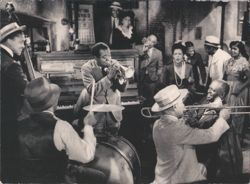 Louis Armstrong Jazz Session Postcard
