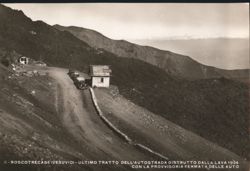 Boscotrecase Vesuvius Highway Destroyed by 1934 Lava Postcard