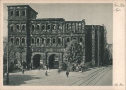 Trier Porta Nigra Roman City Gate Postcard