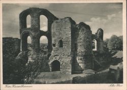 Trier Kaiserthermen Imperial Baths Ruins Germany Postcard
