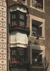 Erker in Pontresina, Switzerland Postcard