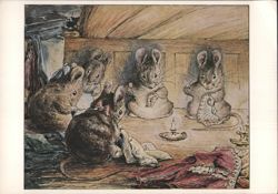 Beatrice Potter: Tailor of Gloucester - Sewing the Mayor's Coat Postcard