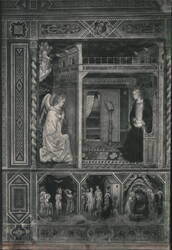 Annunciation Fresco, Basilica S. Maria Novella Postcard