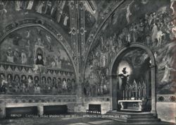 Cappella degli Spagnoli, Frescoes by Andrea da Firenze Postcard