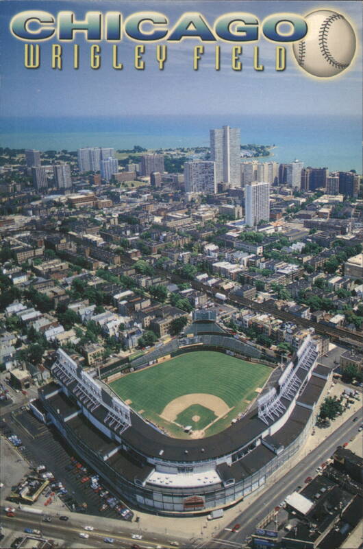 Chicago Wrigley Field Aerial View Illinois Werner J. Bertsch