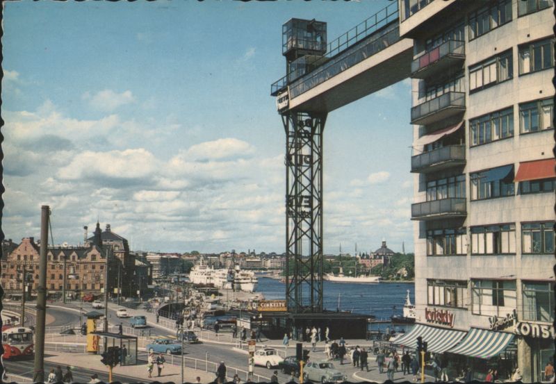 Stockholm Katarinahissen Skeppsbron Gondolen Restaurant Sweden