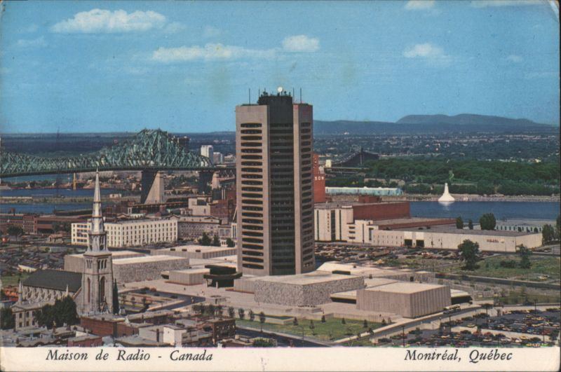 Maison de Radio - Canada, Jacques Cartier Bridge Montréal QC