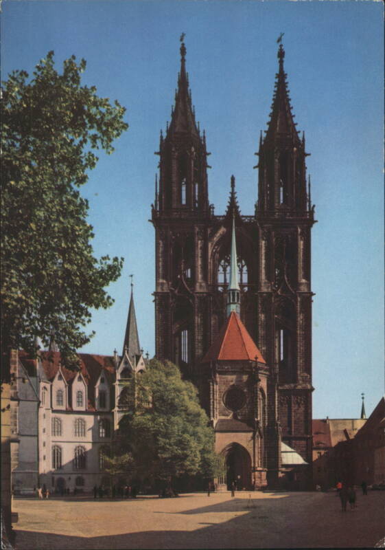 Meißen Cathedral West Towers Germany