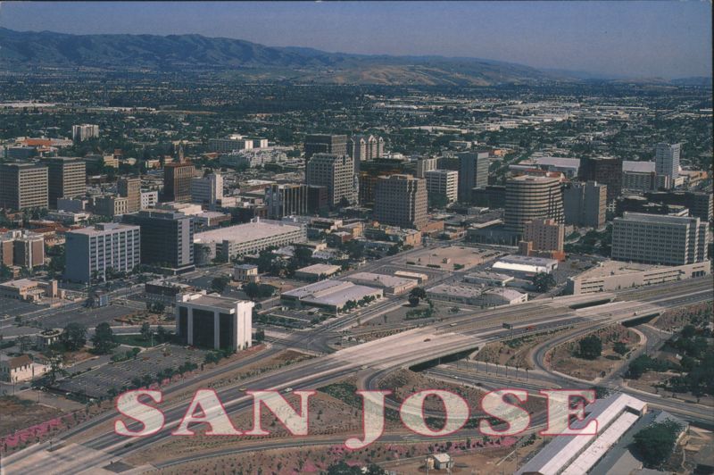 Aerial View Downtown San Jose CA California McKinney Photo