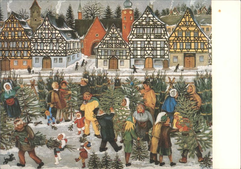 Christbaummarkt - Selling Christmas Trees INGEBORG SPERLING