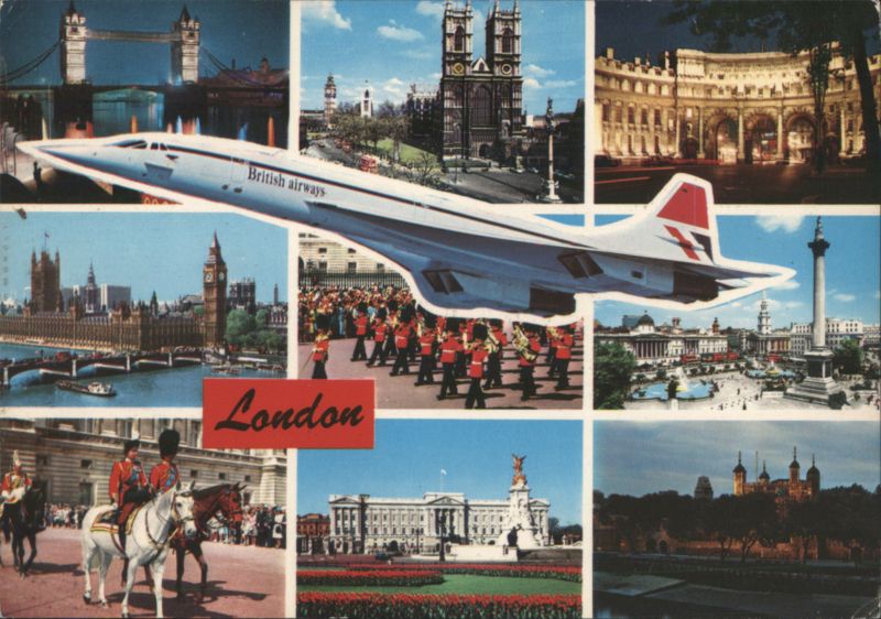 London Landmarks & British Airways Concorde United Kingdom
