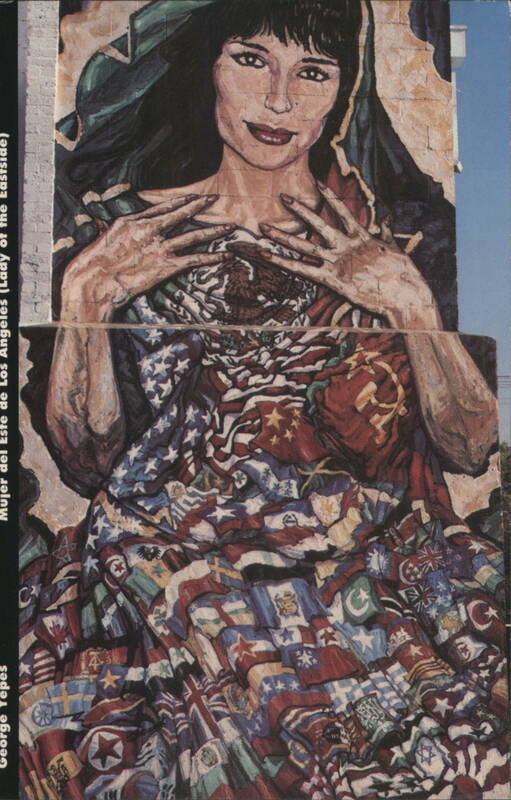Mujer del Este de Los Angeles (Lady of the Eastside) Mural California