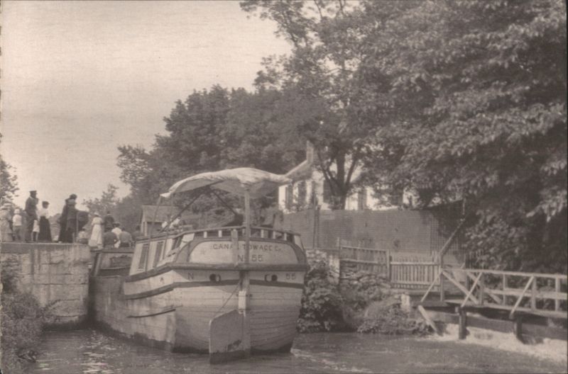 Afloat on the C&O Canal, Great Falls, Maryland, c.1910