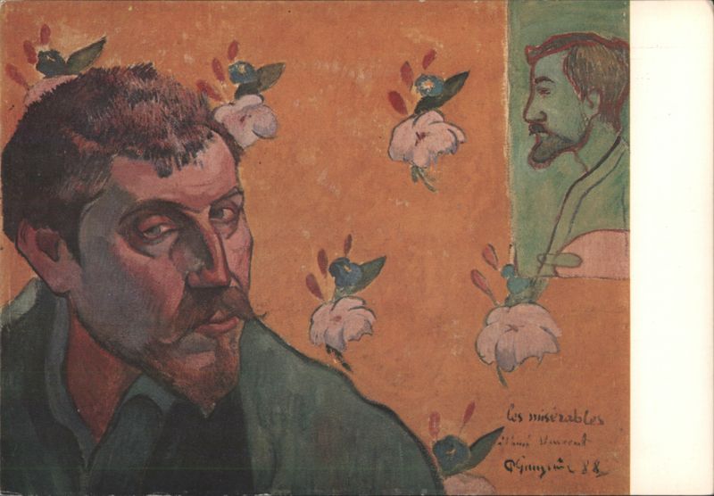 Paul Gauguin Self-Portrait with Bernard, Les Misérables
