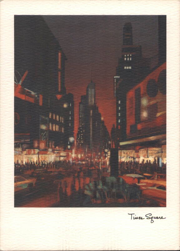 Times Square Night Scene, Broadway, New York City Rohn Mar