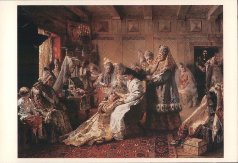Konstantin Makovsky, The Russian Bride's Attire, 1889