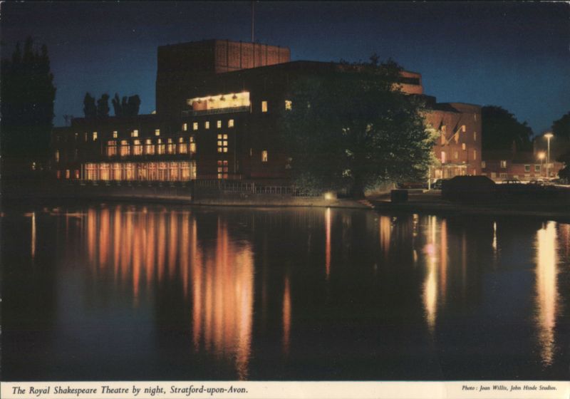 Royal Shakespeare Theatre by Night, Stratford-upon-Avon United Kingdom