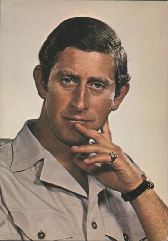 H.R.H. The Prince of Wales Portrait by Karsh Royalty