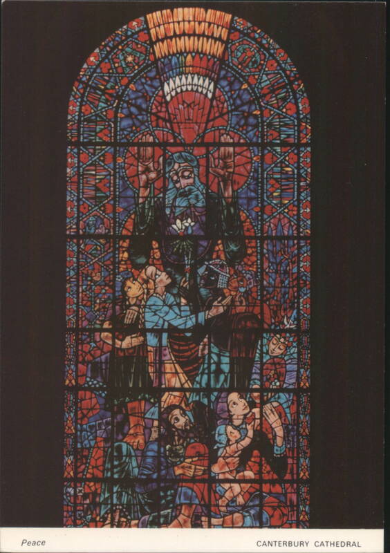 Peace Stained Glass Window, Canterbury Cathedral England
