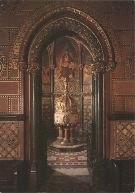 Palace of Westminster, Crypt Chapel Font United Kingdom